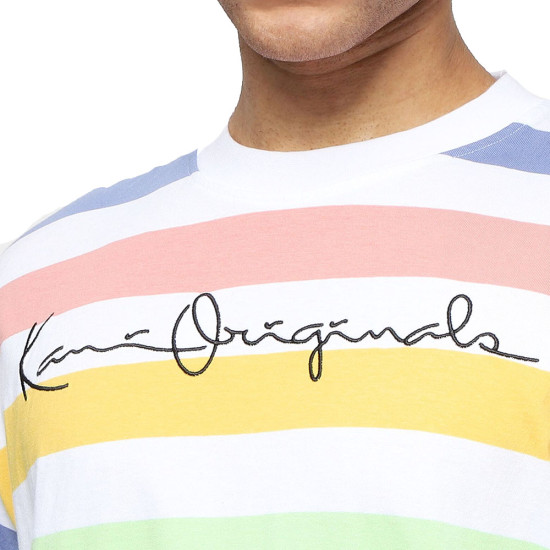 Karl Kani Ανδρική κοντομάνικη μπλούζα Originals Stripe Tee
